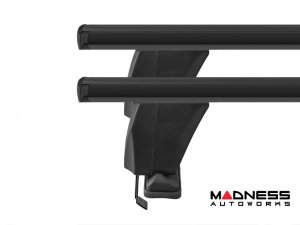 Alfa Romeo Giulia Roof Rack Cross Bars - for models w/o factory roof rails - Black 